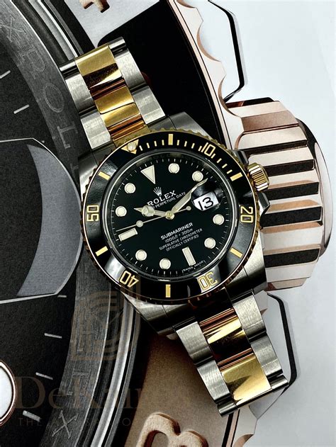 rolex submariner black gold|rolex submariner gold price.